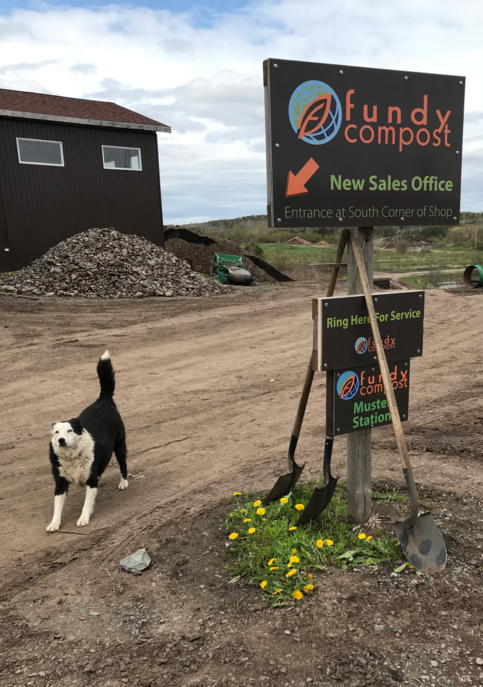 Fundy Compost yard